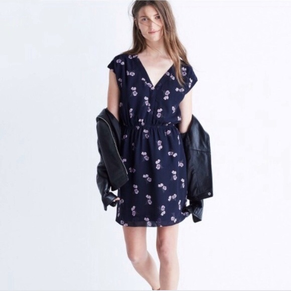 Madewell • Skygaze Dress in Pansy Bouquet - Picture 2 of 8